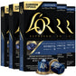 LOR DECAF Espresso Capsules  50 Count DECAF Ristretto  Single-Serve Aluminum Coffee Capsules Compatible with the LOR BARISTA System & *Nespresso Original Machines