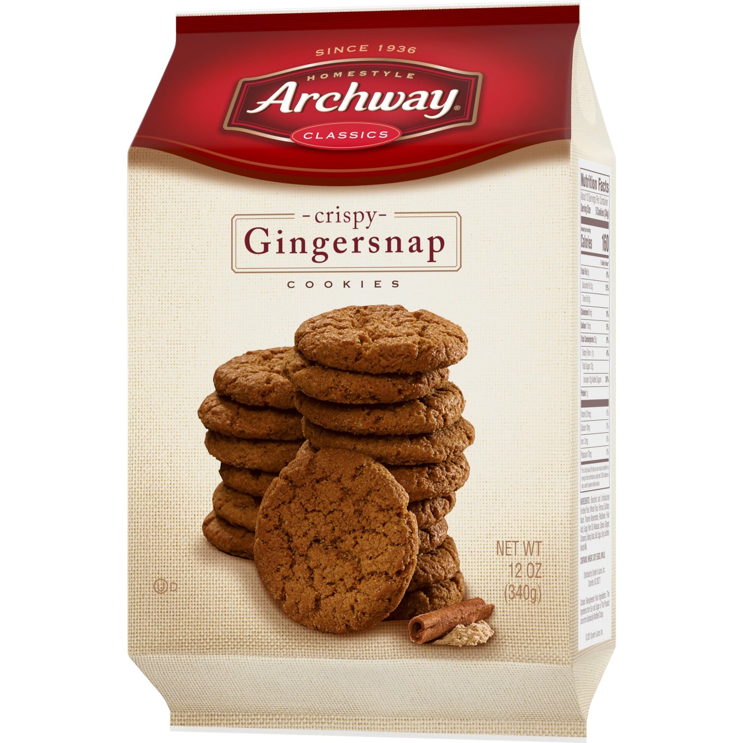 Archway Cookies  Crispy Gingersnaps Cookies  12 Ounce