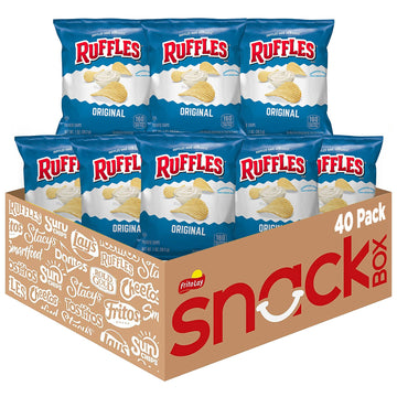Ruffles Original Potato Chips, 1 Ounce (Pack Of 40)