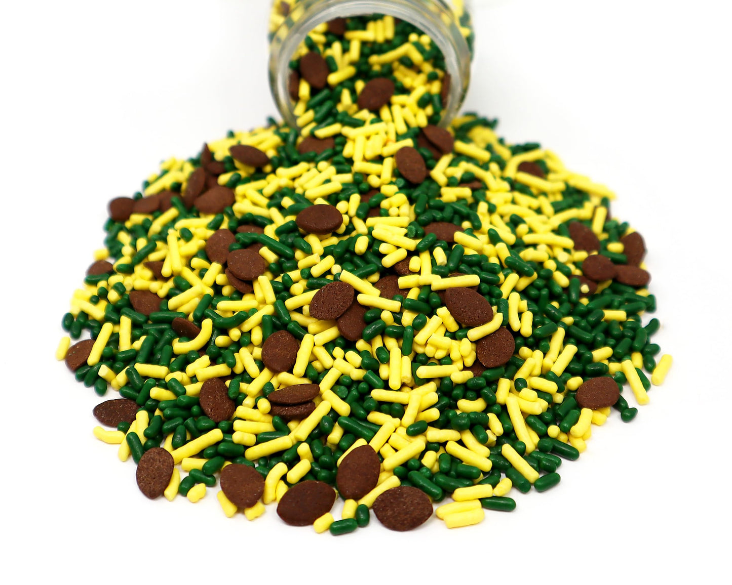 Mystic Sprinkles The Big Football Game Jimmy Mix 3Oz Bottle (Green & Yellow Sprinkle Mix 3Oz)