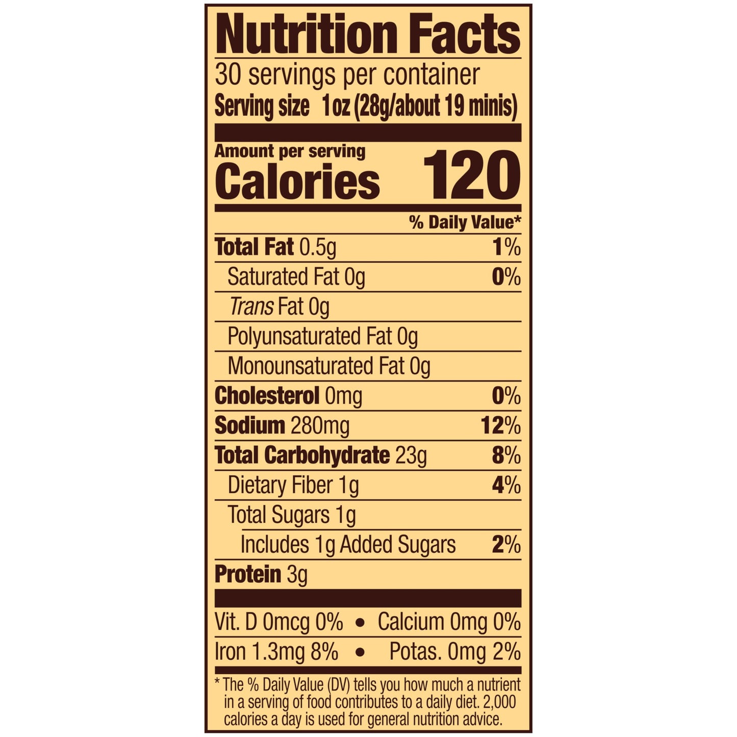 Snyders of Hanover, Mini Pretzels, 30 Oz Canister