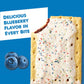 Pop-Tarts Toaster Pastries, Breakfast Foods, Kids Snacks, Frosted Blueberry, 20.3Oz Box (12 Pop-Tarts)