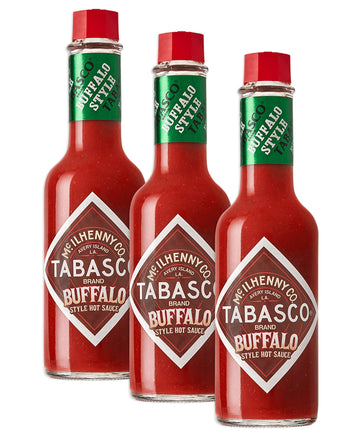 Tabasco Brand, Hot Pepper Sauce, Buffalo Wing Style, 5oz Bottle (Pack of 3)