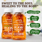 JAMIES HIVE TO TABLE Raw Unfiltered Honey & Honeycomb - 24oz Squeeze Bottle, 2 Pack