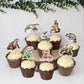 Ercadio 32 Pcs Reptiles Cupcake Toppers Chameleon Lizard Snake Alligator Turtle Cupcake Pick Decorations For Reptiles Theme Baby