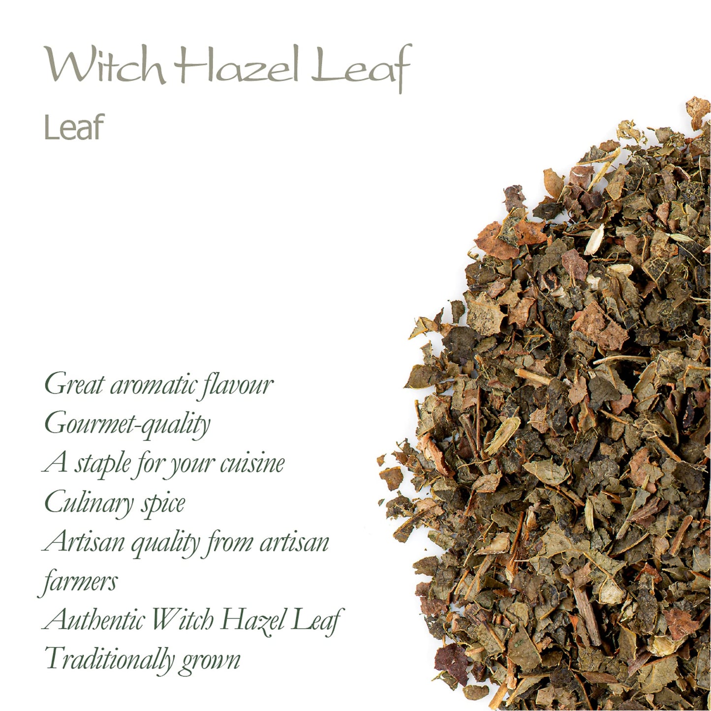 Valley of Tea Organic Witch Hazel Leaf Tea - Dried Witch Hazel Leaves - 3.52 Ounce