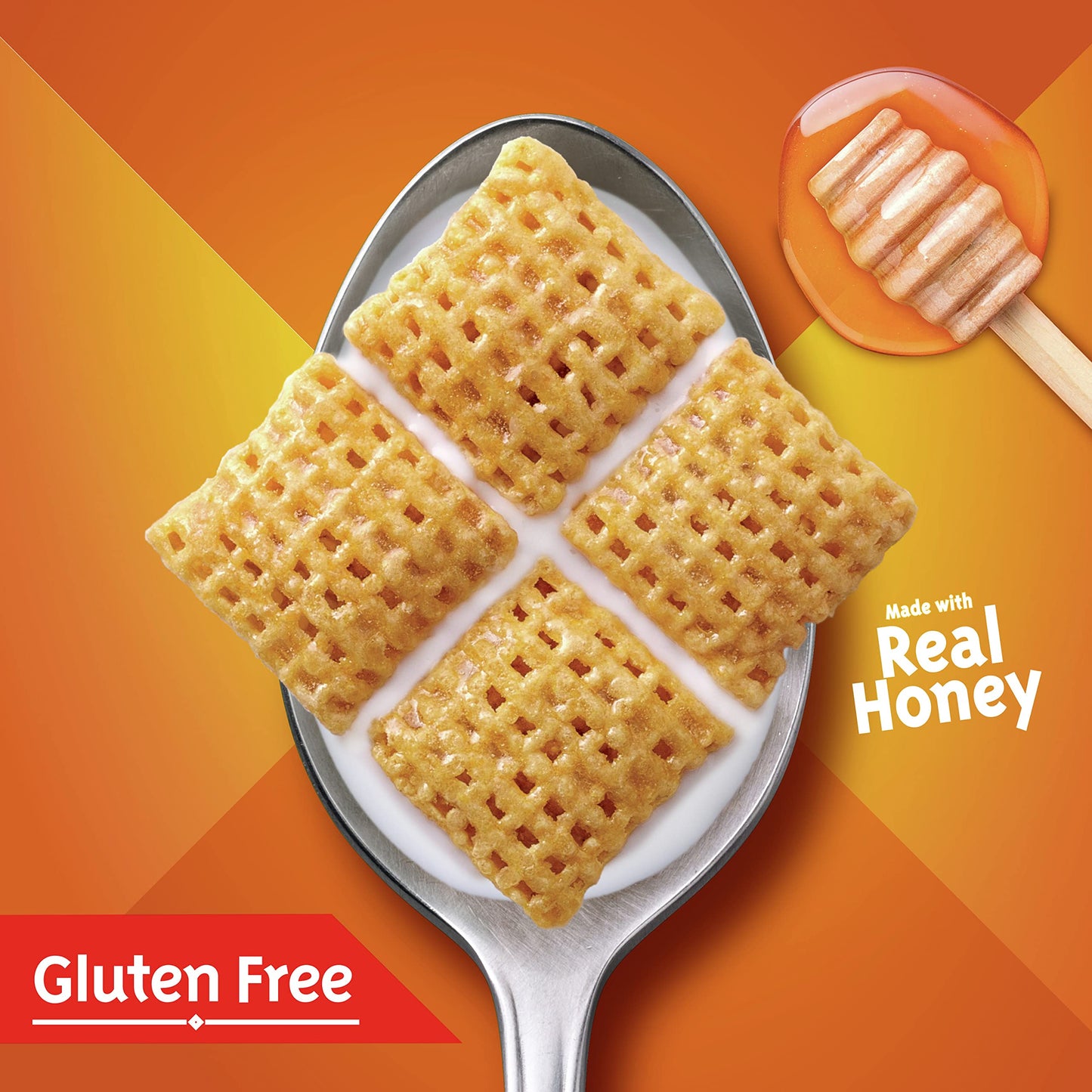 Honey Nut Chex Cereal Family Size, 19.6 Oz