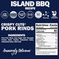 Field Trip Gluten Free Pork Rinds, Paleo And Keto Friendly Airy Puffs, Crunchy High Protein Snacks, Low Carb Snack From Back Pork Skins, 2.5Oz Bag, 4 Pack, Island Bbq, Holiday & Christmas Gift Item