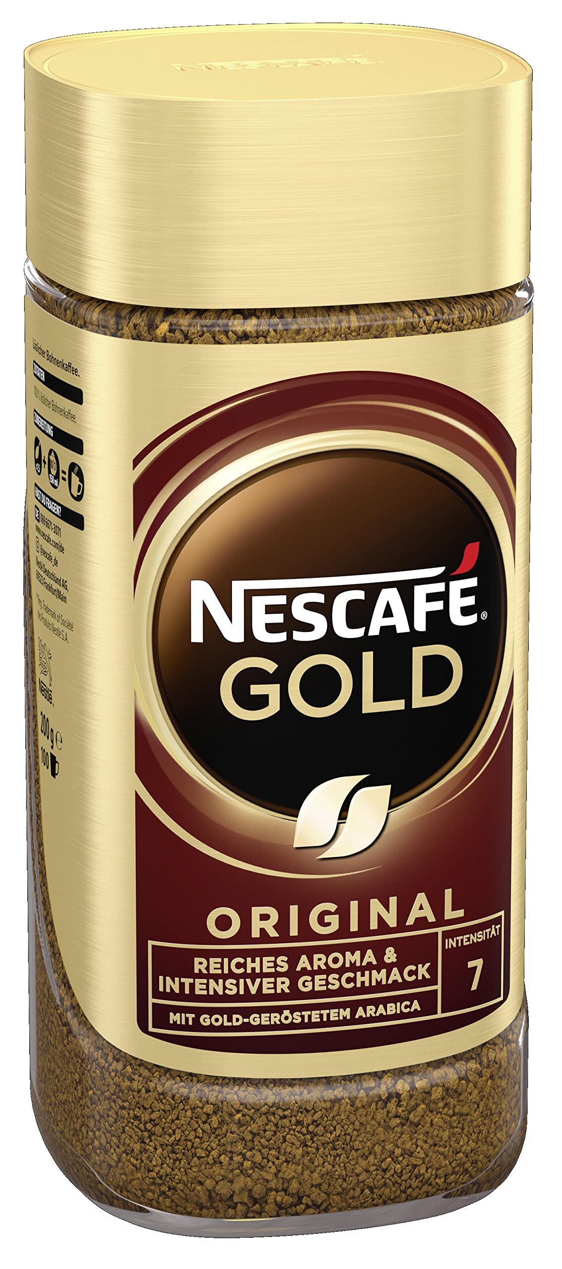 Nescaf   Gold Original 200G/7Oz, Original, 7 Ounce