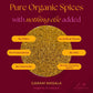 Organic Garam Masala Seasoning Quick Easy Blend For Indian Cooking, 2 Ounce, The Spice Hut, Small Pouch - Salt Free