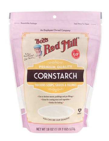 Bob'S Red Mill Corn Starch, 18Oz (Pack Of 4) - Vegan, Kosher