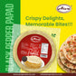 Aiva Pappadums (Indian Lentil Wafer Snack) Black Pepper Papad 200G (Pack Of 20)