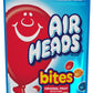 Airheads Candy Bites, Original Fruit Flavor, Non-Melting, 9oz Bag, Pack of 12, Orange/Blue/White