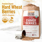 Grand Teton Emmer Wheat Berries, Organic, Premium Food-Grade, 5 lbs