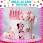 Minnie Mouse Lollipops Swirl 20Pk- Minnie Mouse Candy & Minnie Mouse Birthday Decorations - Minnie And Mickey Party Favors - Min