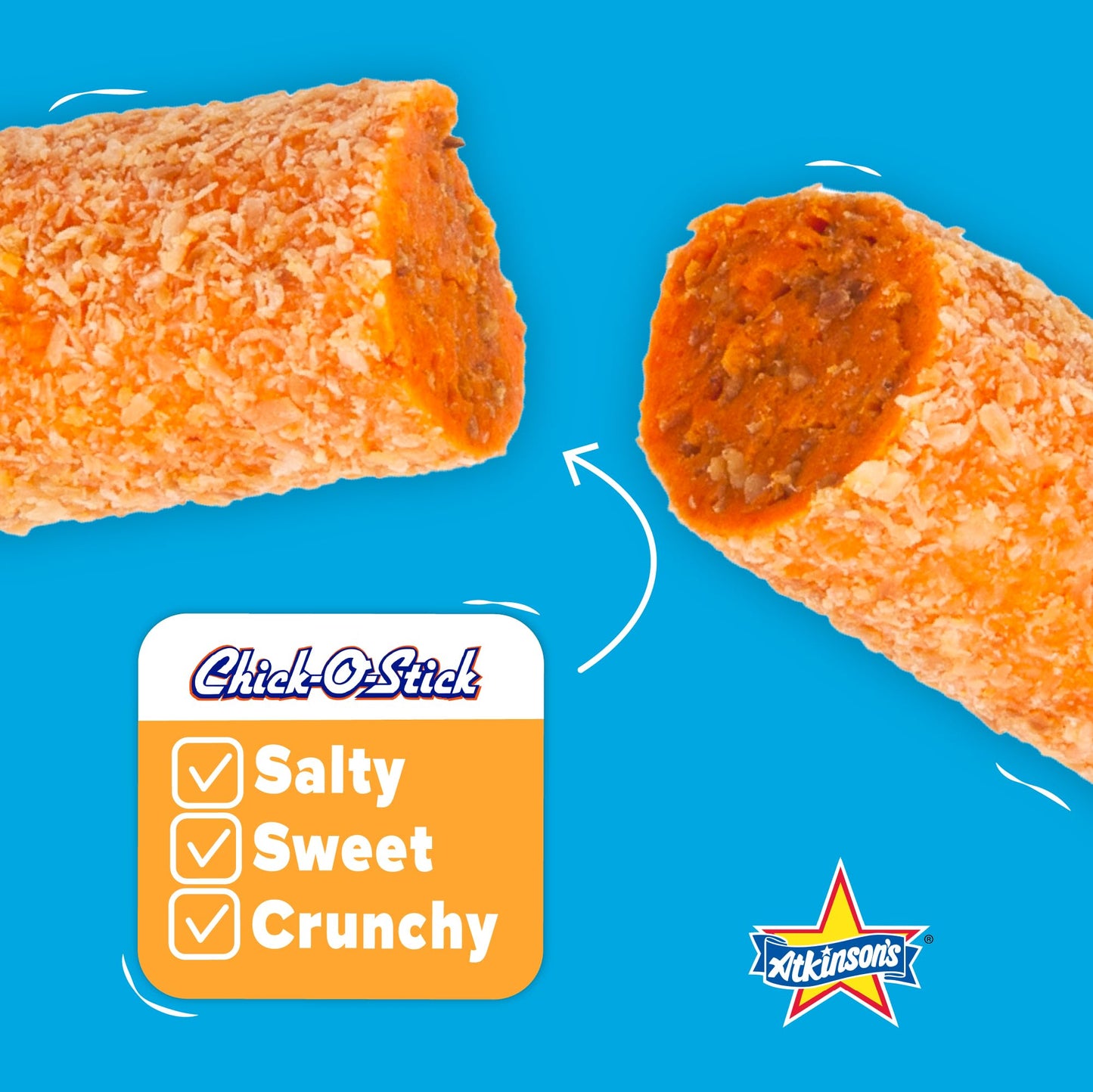 Chick-O-Stick Peanut Butter Coconut Candy 48 count 0.36oz