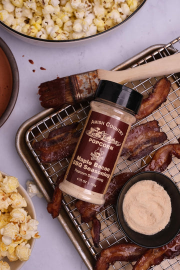 Amish Country Popcorn | Maple Bacon Seasoning - 4.75 Oz | Old Fashioned, Non-Gmo And Gluten Free