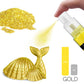YumCraft Edible Glitter Spray - 20g Food Grade Shimmer Dust for Cake Decorating, Cocktails, Drinks - Gold