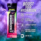 BODYprotective covering Flash IV Electrolyte Packets, Strawberry Kiwi Drink Mix, Zero Sugar, 15 Servings, Red