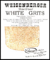 Weisenberger Stone Ground Grits, White, Non-GMO, Coarse Ground, 2 lb