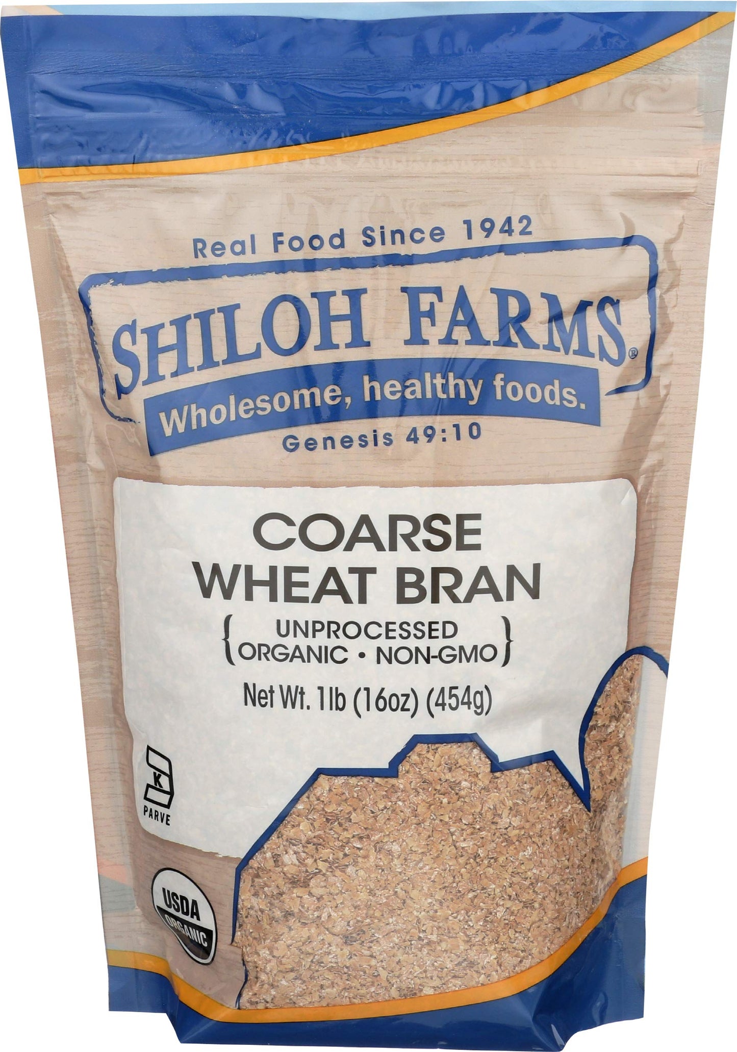 Shiloh Farms Organic Bran Coarse, 16 Oz