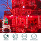 Hopolon Red Christmas Mini String Lights 2 Set 50Count 13Feet Incandescent Bulb Mini String Lights Waterproof For Indoor Outdoor