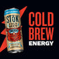 SToK Cold Brew Energy Coffee, Vanilla Cream, 195mg Caffeine, 11 fl oz Cans, 12 Pack, B-Vitamins, Guarana & Ginseng