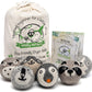 Wooly Heroes Dryer Balls - 100% Organic Wool - Sustainable & Eco-Friendly - Dry 1,000 Loads