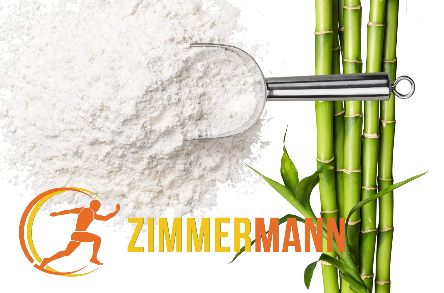 Bamboo Fiber 2.2Lb 1000G, Gluten Free, Non Gmo, Keto Flour, 100% Bamboo, By Zimmermann Sportsnutrition