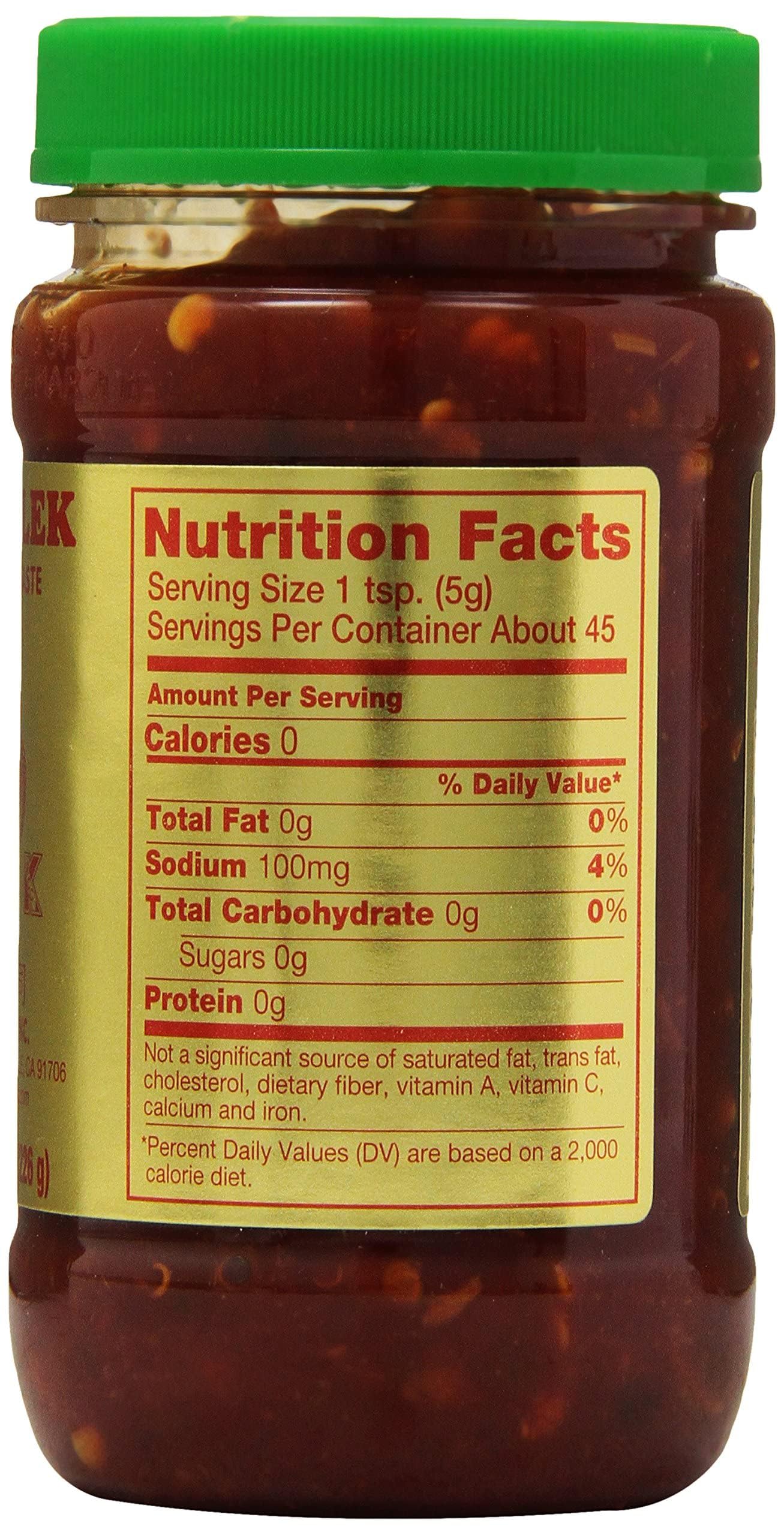Huy Fong Sambal Oelek Ground Fresh Chili Paste 8 Oz - Authentic, Versatile, And Spicy Asian Sauce For Cooking And Condiments (1