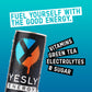 Yesly Energy Drink  Tropical Punch  Naturally Flavored Sparkling Energy Drink With Electrolytes  Magnesium  Potassium  Vitamin C  B6 & B12  Natural Caffeine From Green Tea  12 Fl Oz Cans  12 Pack