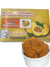 PANELA en cubos Instant  nea saborizada 48 cubos peso neto 320g para tomar en forma de TE, importada de Colombia (Maracuya - Pas