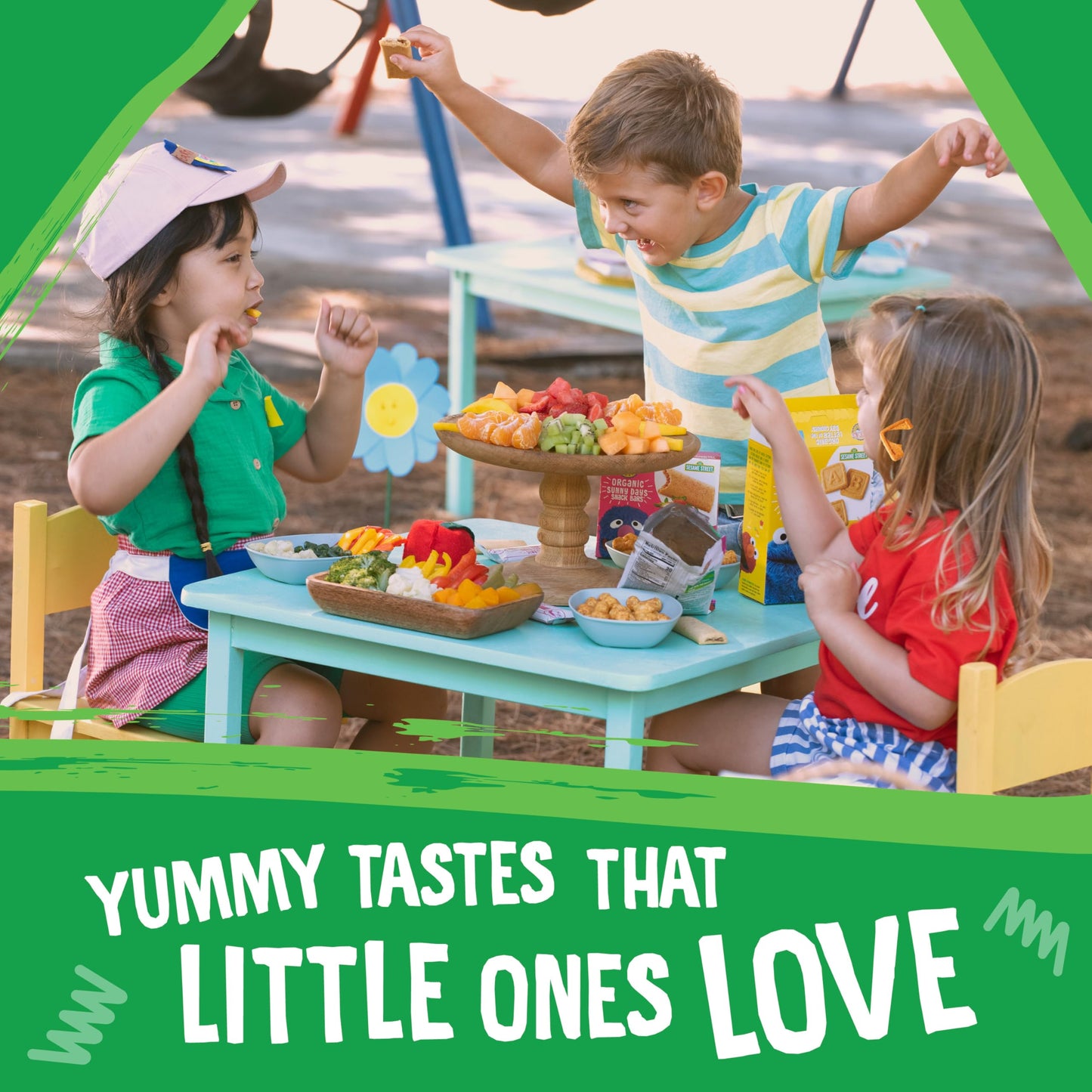 Earths Best Organic Melty Hoops, Bite-Sized Snacks For Babies 8 Months And Up, Spring Veggie, 0.32 Ounce Individual Bags (Pack Of 4)