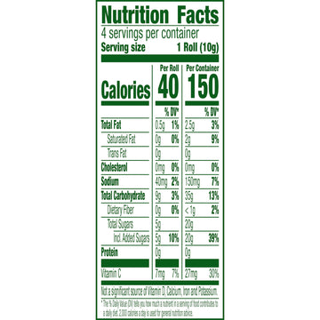 Fruit Roll-Ups Tropical Tie-Dye Mini Roll-Ups 4 Ct