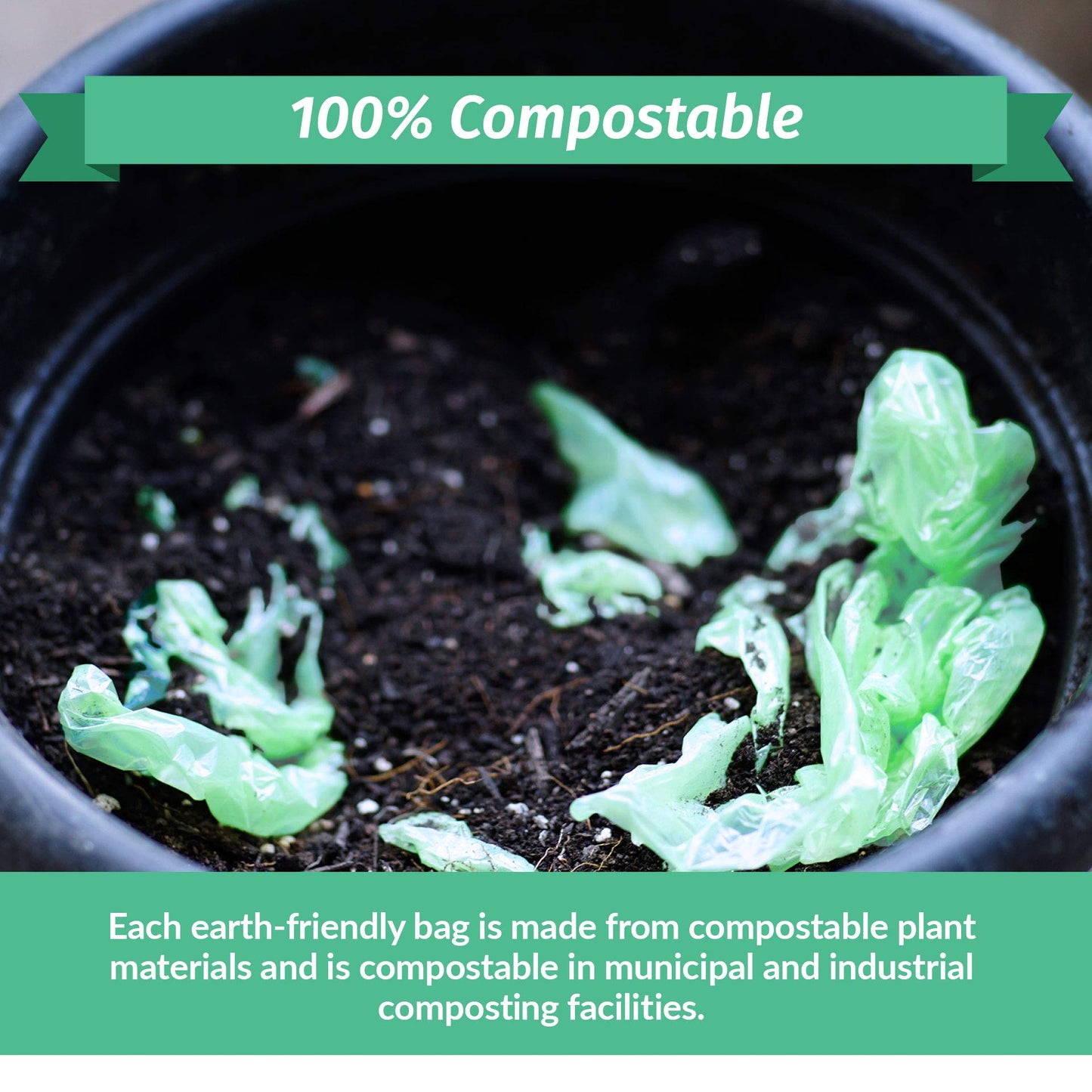 Reli. Compostable 33 Gallon Trash Bags | 40 Count | Astm D6400 | Green | Eco-Friendly | For Compost