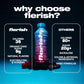 Flerish Enhanced Hydration Drink | Watermelon-Based Functional Beverage With Electrolytes | Magnesium & L-Theanine | No Artificial Sweeteners | 35 Calories (Variety, 12-Pack, 16 Fl Oz)