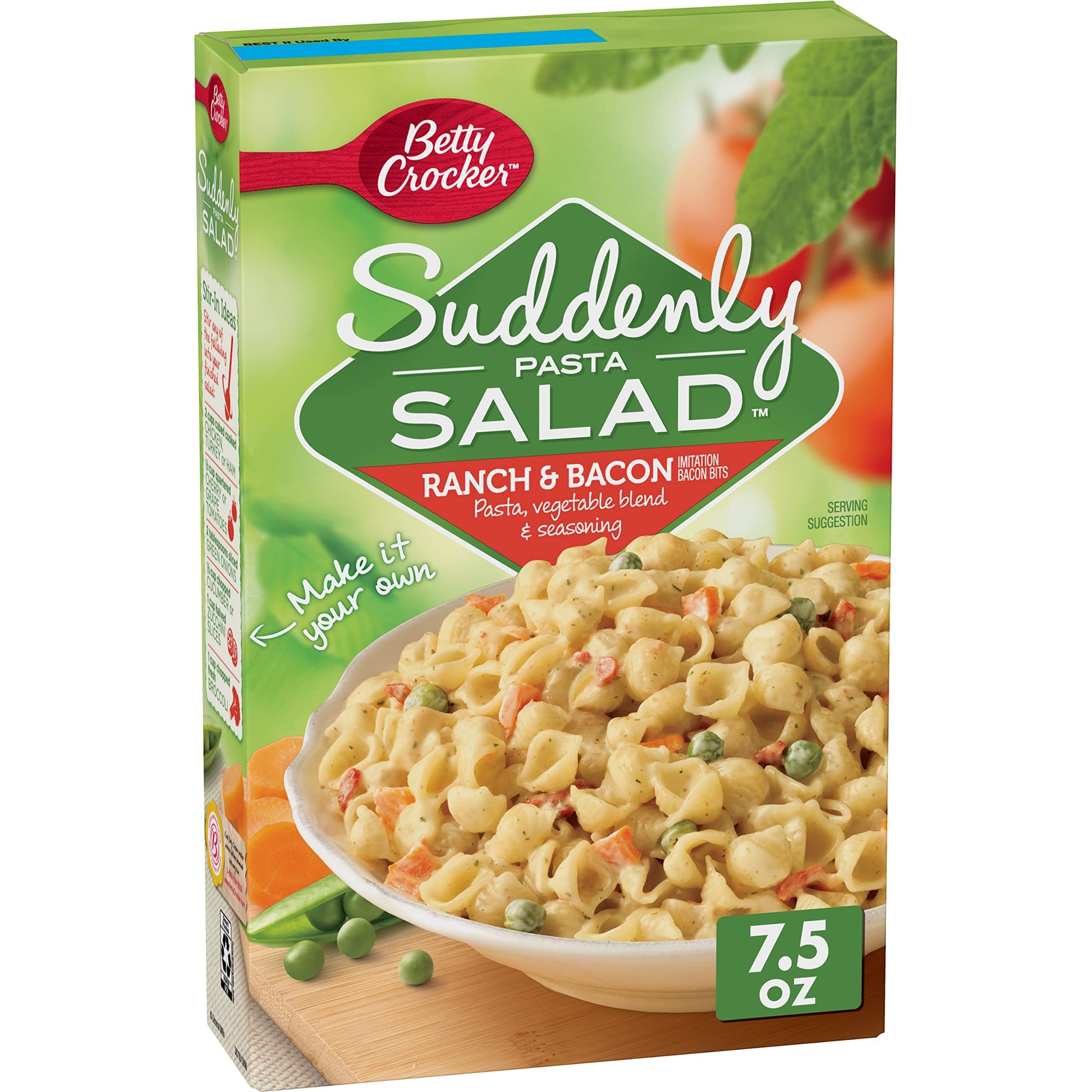 Betty Crocker Suddenly Pasta Salad Ranch & Bacon, 7.5 Oz