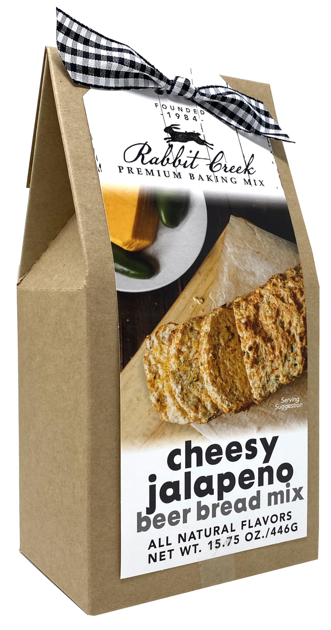 Rabbit Creek Beer Bread Mix Cheesy Jalapeno, 15.75 Ounce, Premium Baking Mix