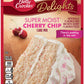Betty Crocker Cherry Chip Cake Mix and Cherry Frosting Bundle (2 Items)