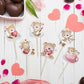 36Pcs Happy Valentine'S Day Cupcake Toppers Sweet Love Valentine Cupcake Picks For Valentine'S Day Theme Birthday Party Cake Dec