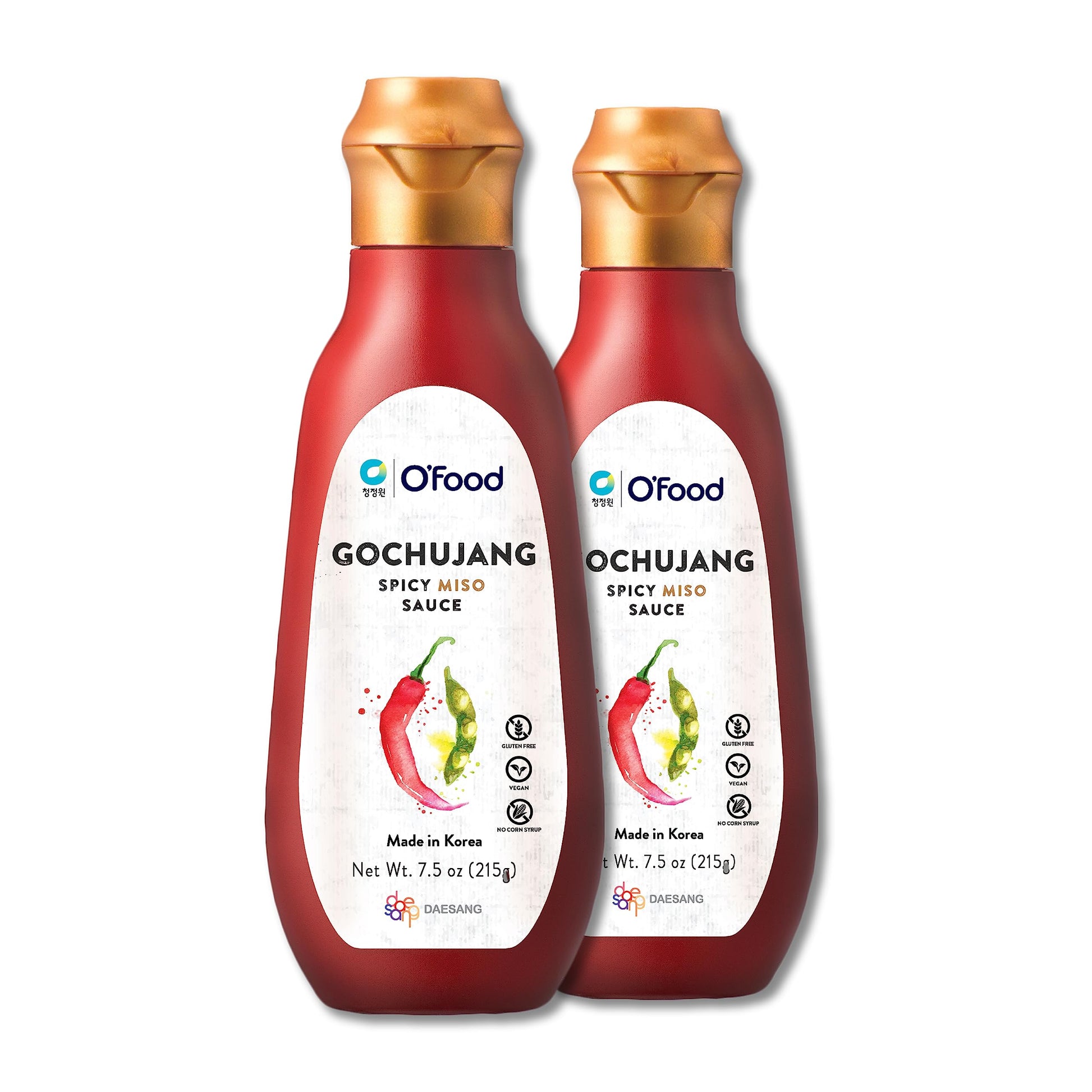 Chung Jung One OFood Gochujang Sauce  7.50 Oz. (Pack Of 2) (7.5 Ounce (Pack Of 2)  Spicy Miso)