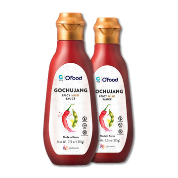 Chung Jung One OFood Gochujang Sauce  7.50 Oz. (Pack Of 2) (7.5 Ounce (Pack Of 2)  Spicy Miso)