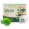 Nmpt Dried Lotus Leaf Tea, 100% Hand Pick, Organic Herbal Tea, 50 Tea Bags, Gluten Free, Dairy Free, Sugar Free & 100% Natural, Energy Boost & Health Support