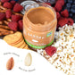 BARNEY Almond Butter, Bare Crunchy, No Sugar No Salt, Paleo, KETO, Non-GMO, Skin-Free, 10 Ounce