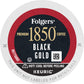 Folgers 1850 Black Gold Dark Roast Coffee, 60 Keurig K-Cup Pods