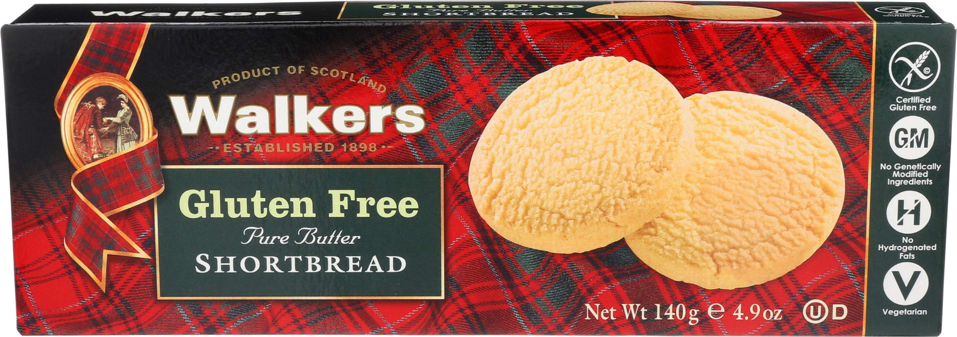 Walkers cookies Shortbread Round 4.9 Ounce