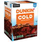 Dunkin Brew Over Ice Keurig Single Serve K-Cup Pods, 4.14 Oz, 22 Pods Per Pack, Case Of 4 Packs