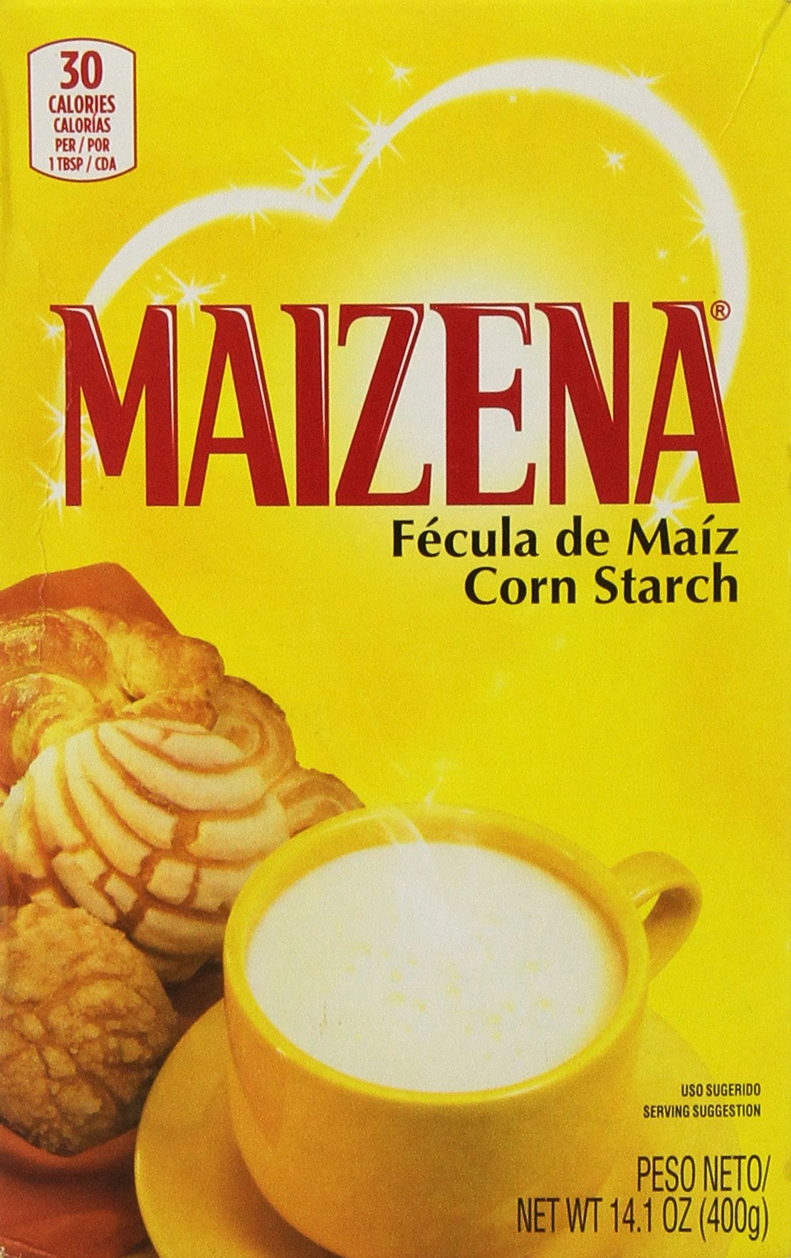 Maizena Corn Starch, 14.1 oz, Ideal for Cooking and Baking, Pack of 1