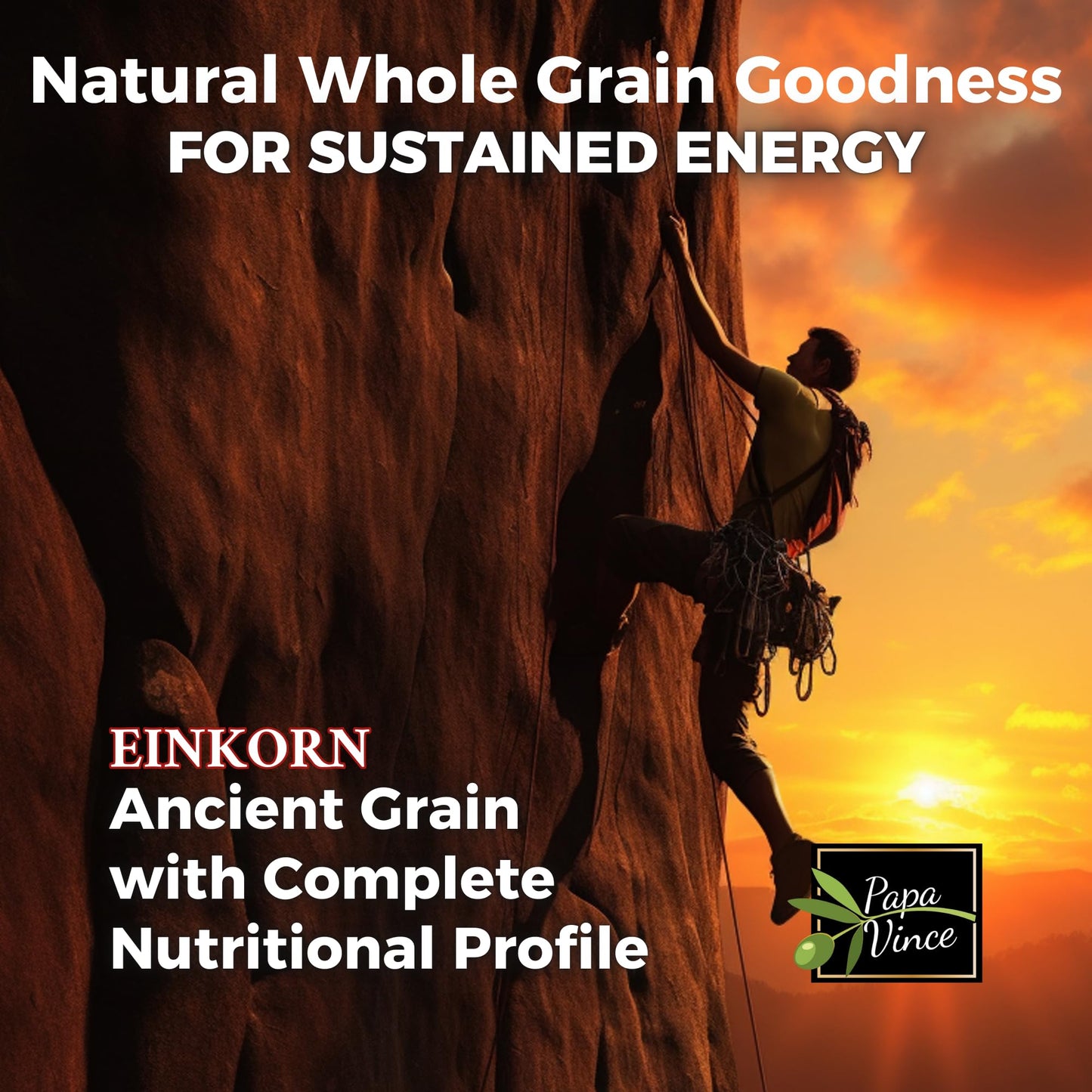 Einkorn Flour - Made In Italy, Organic Ancient Grain, Non-Enriched, Unbleached, Unbromated, High Fiber & Protein, Ancient Whole