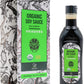 Soeos Organic Low Sodium Soy Sauce 16.2oz (480ml), USDA Organic, Naturally Brewed Soy Sauce, Soy Sauce Organic, Dark Soy Sauce, 